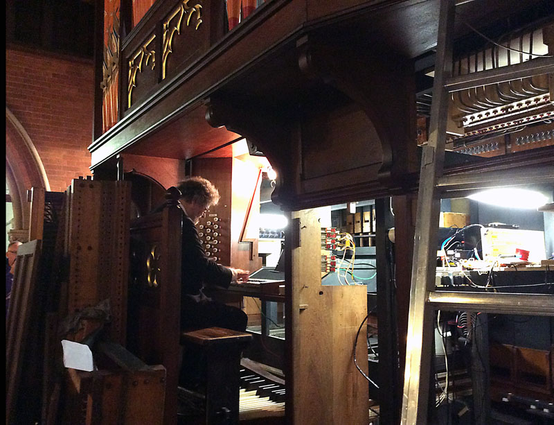 Image: Robert Evans playing on June 11th