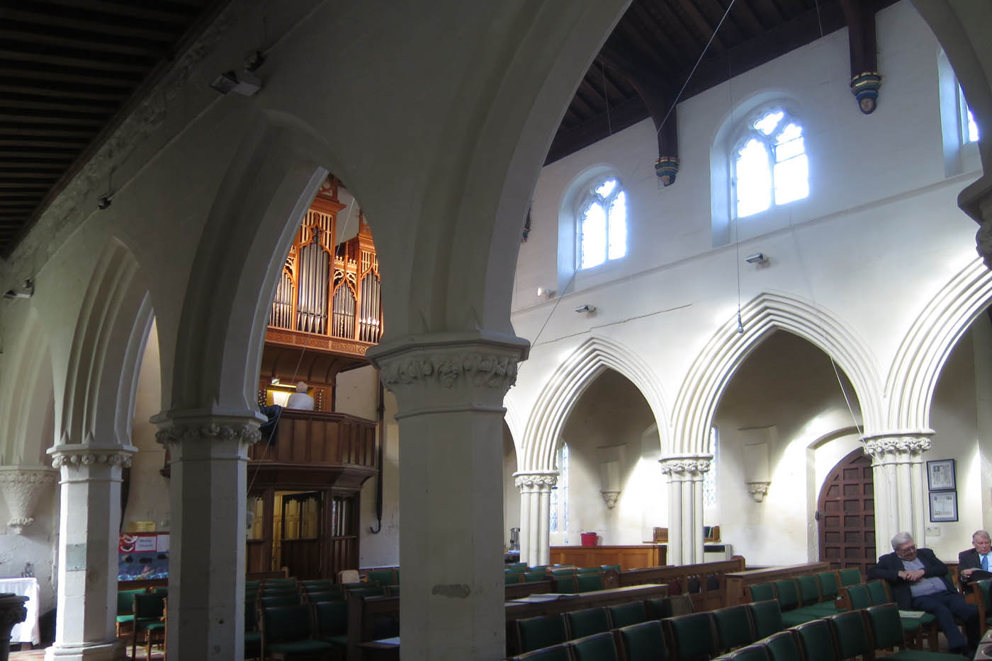 Image: RK in the organ loft