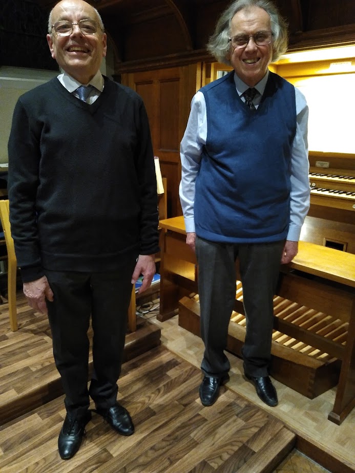 Image: The recitalists at St Mary's, Welwyn