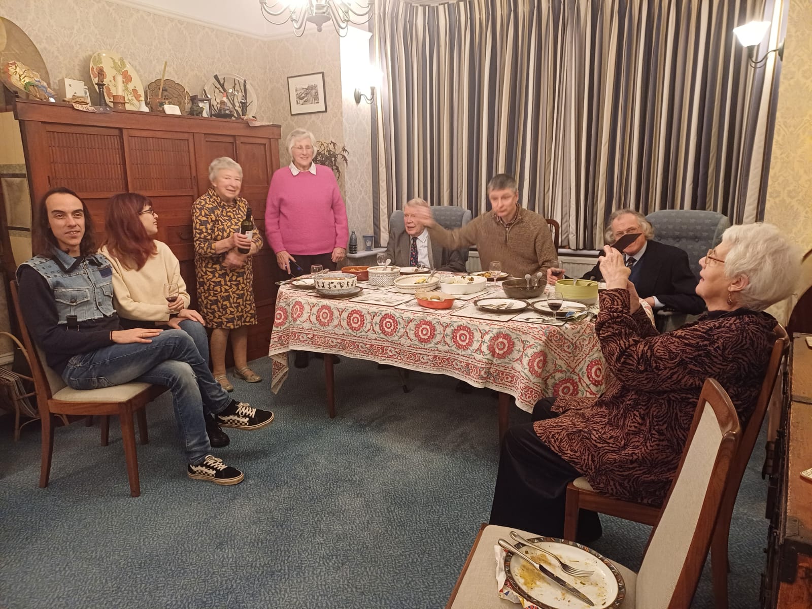 Image: EDOA members in the dining room