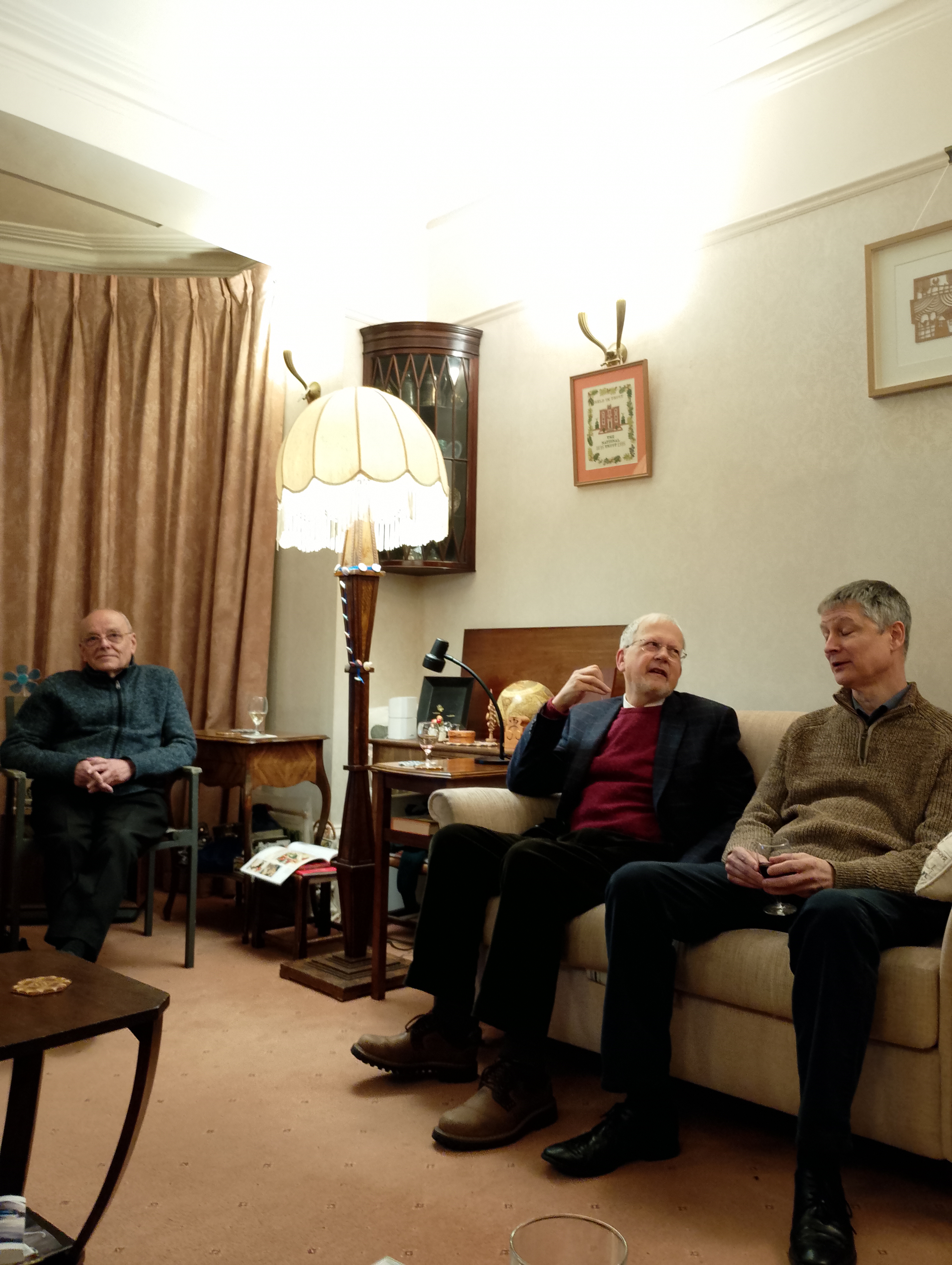 Image: EDOA members listening to music