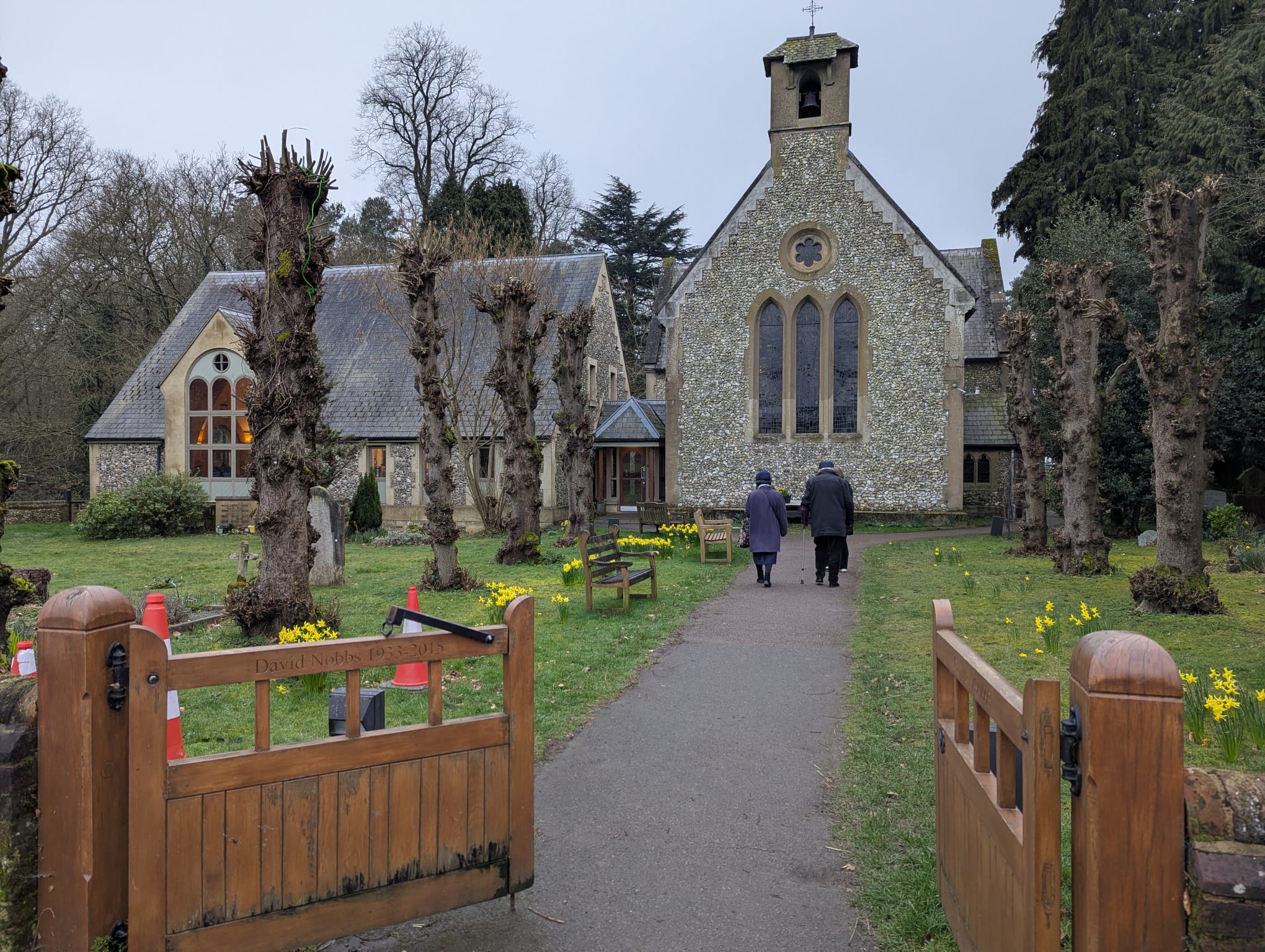 Image: Churchyard at St Paul's Chipperfield