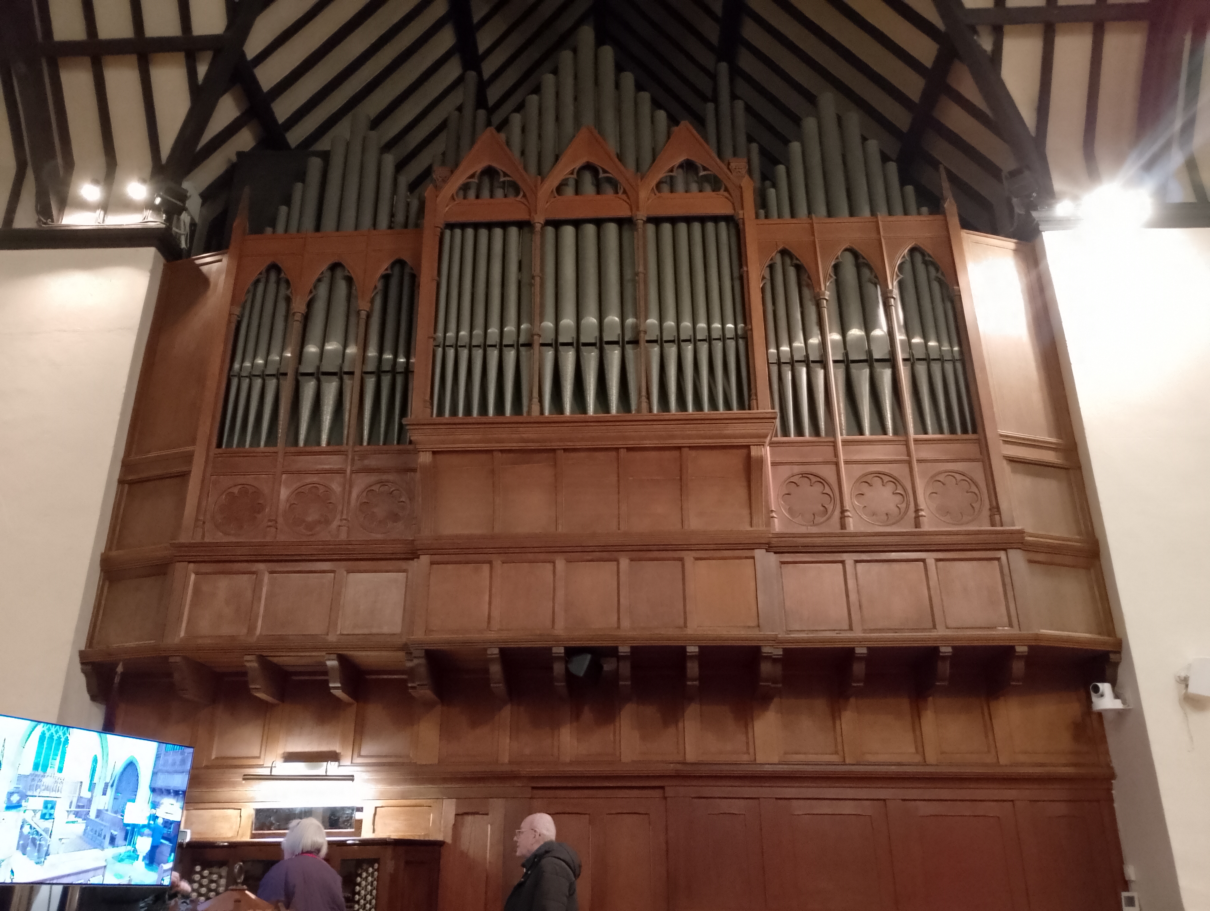 Image: organ at St Paul's Chipperfield