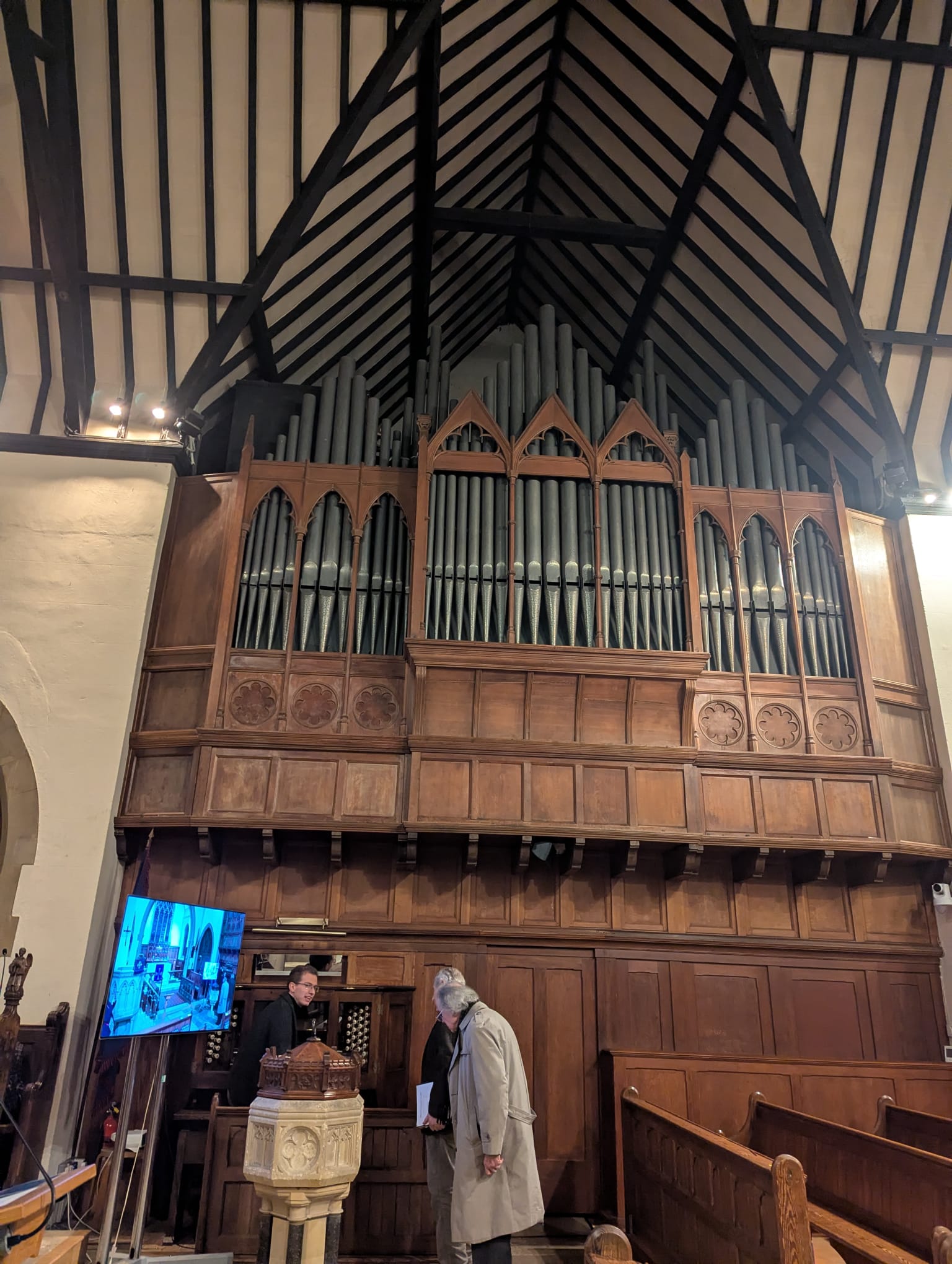 Image: organ at St Paul's Chipperfield