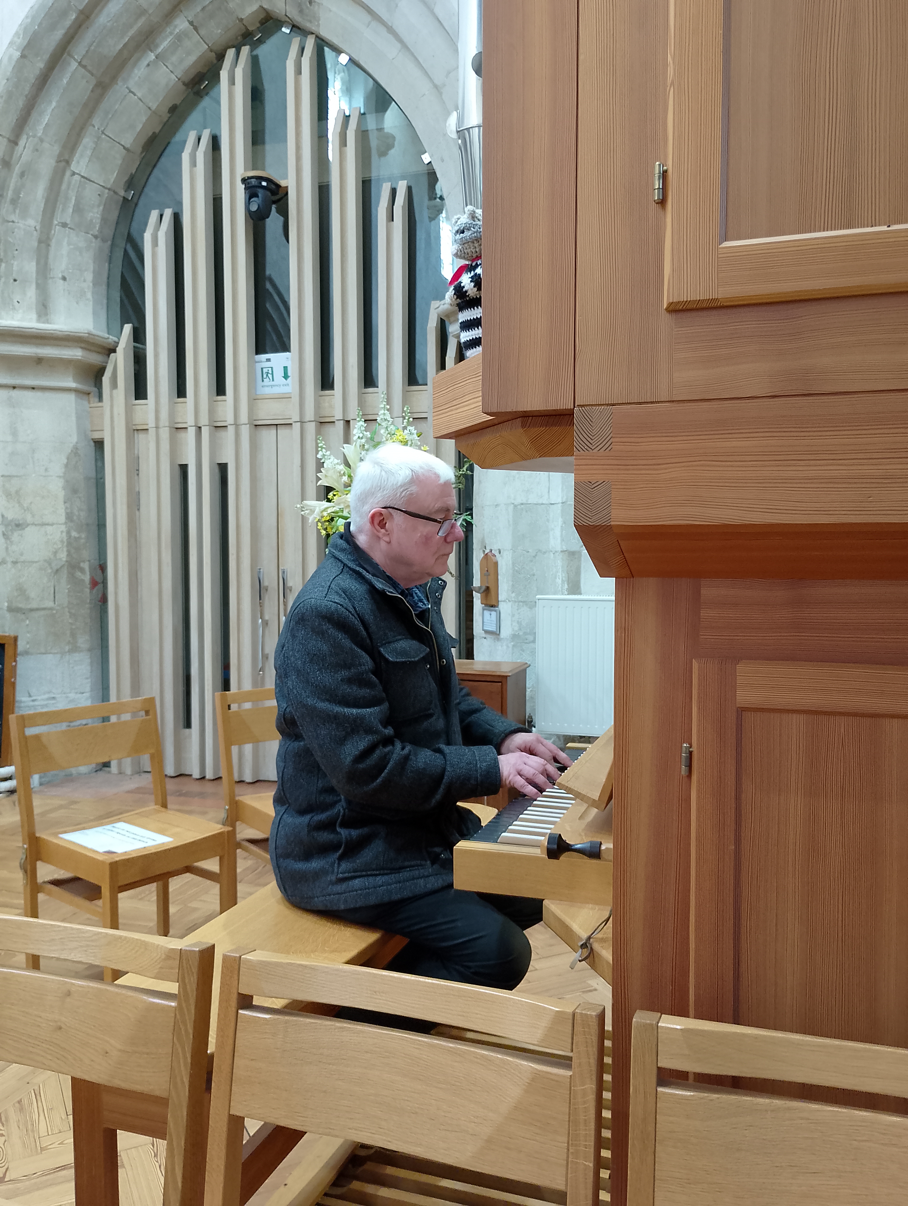 Image: David playing at Flamstead