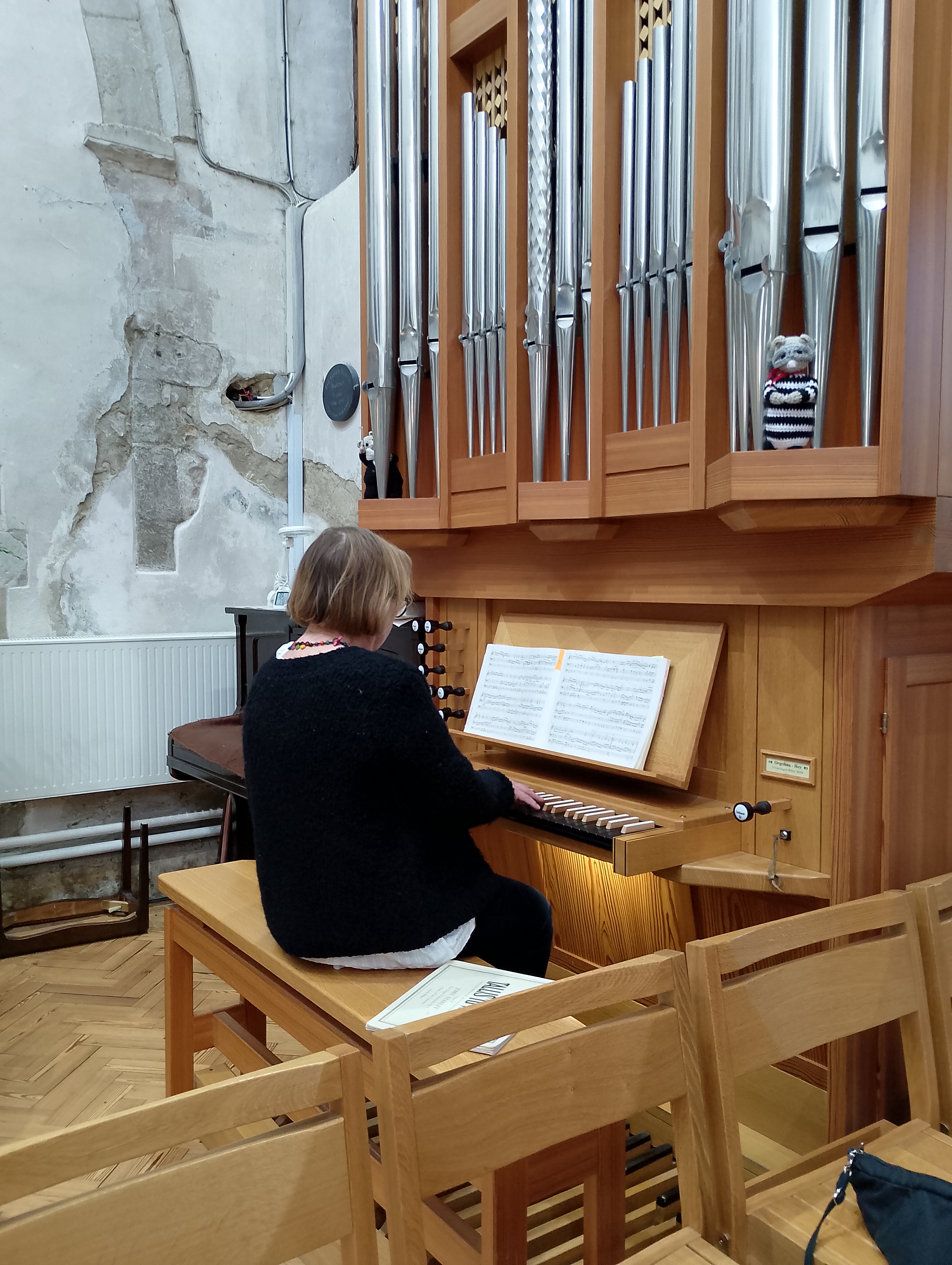 Susan playing at Flamstead