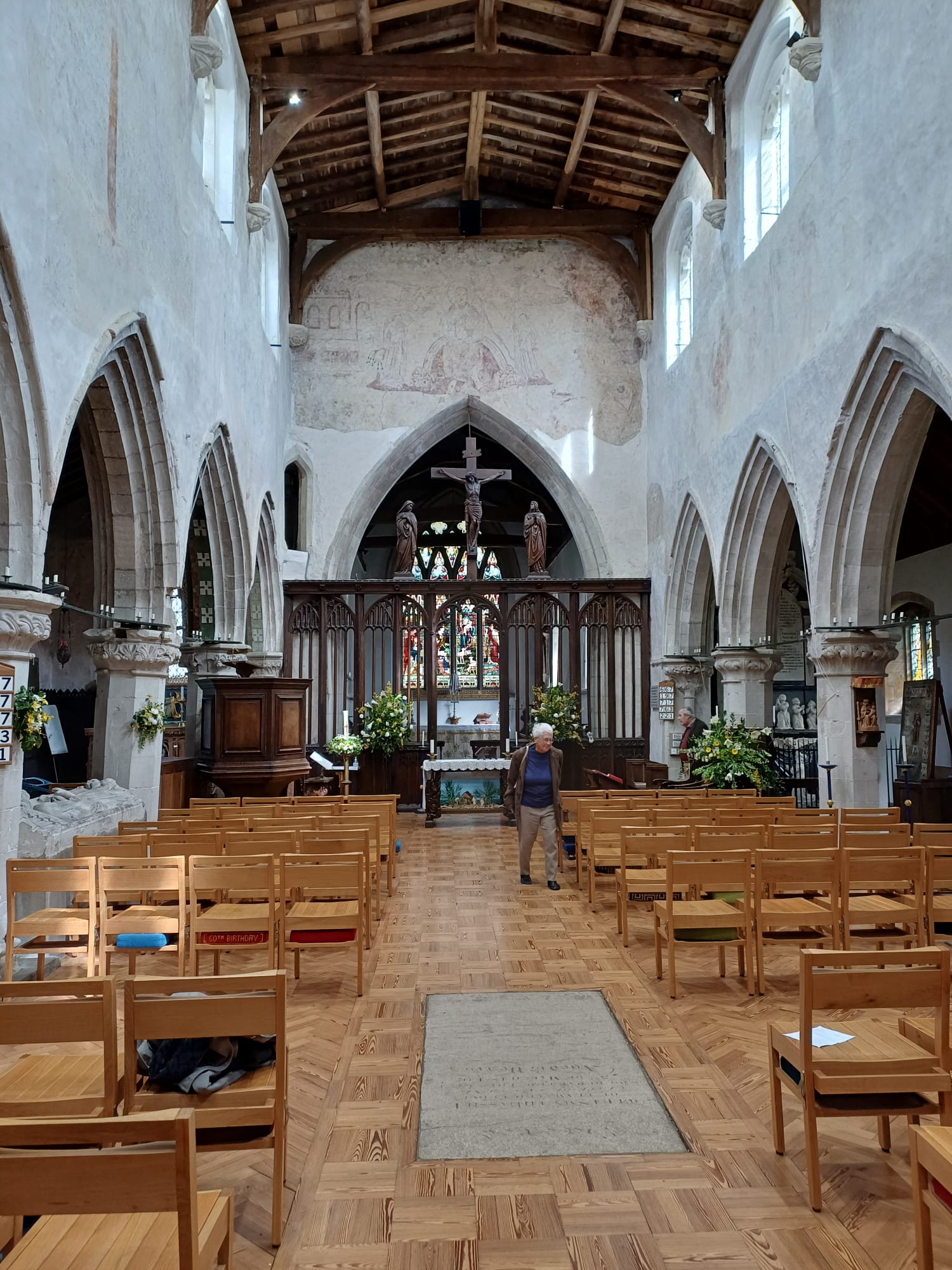 The nave at Flamstead