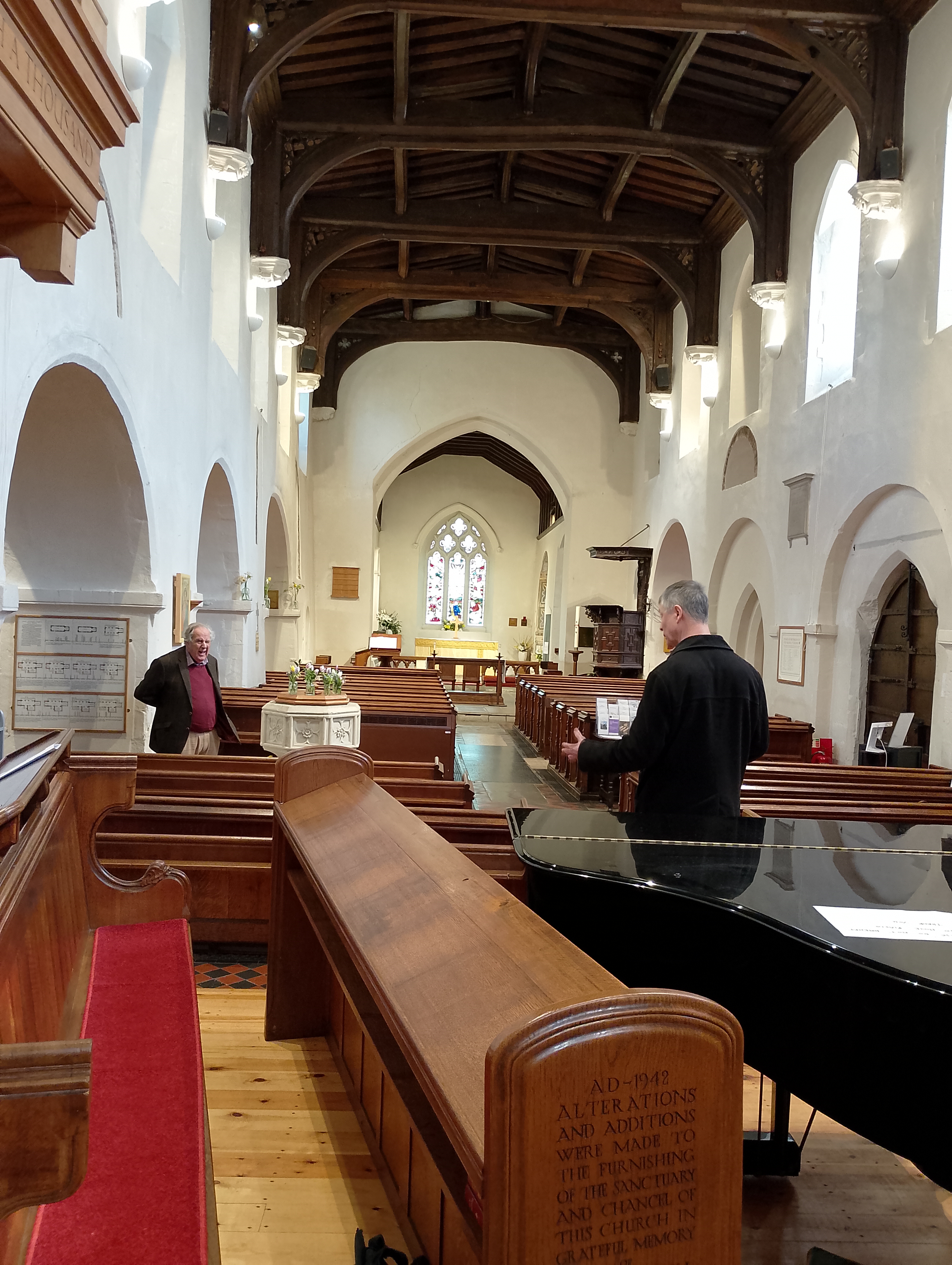 Image: The nave at St Michael's Church, St Albans