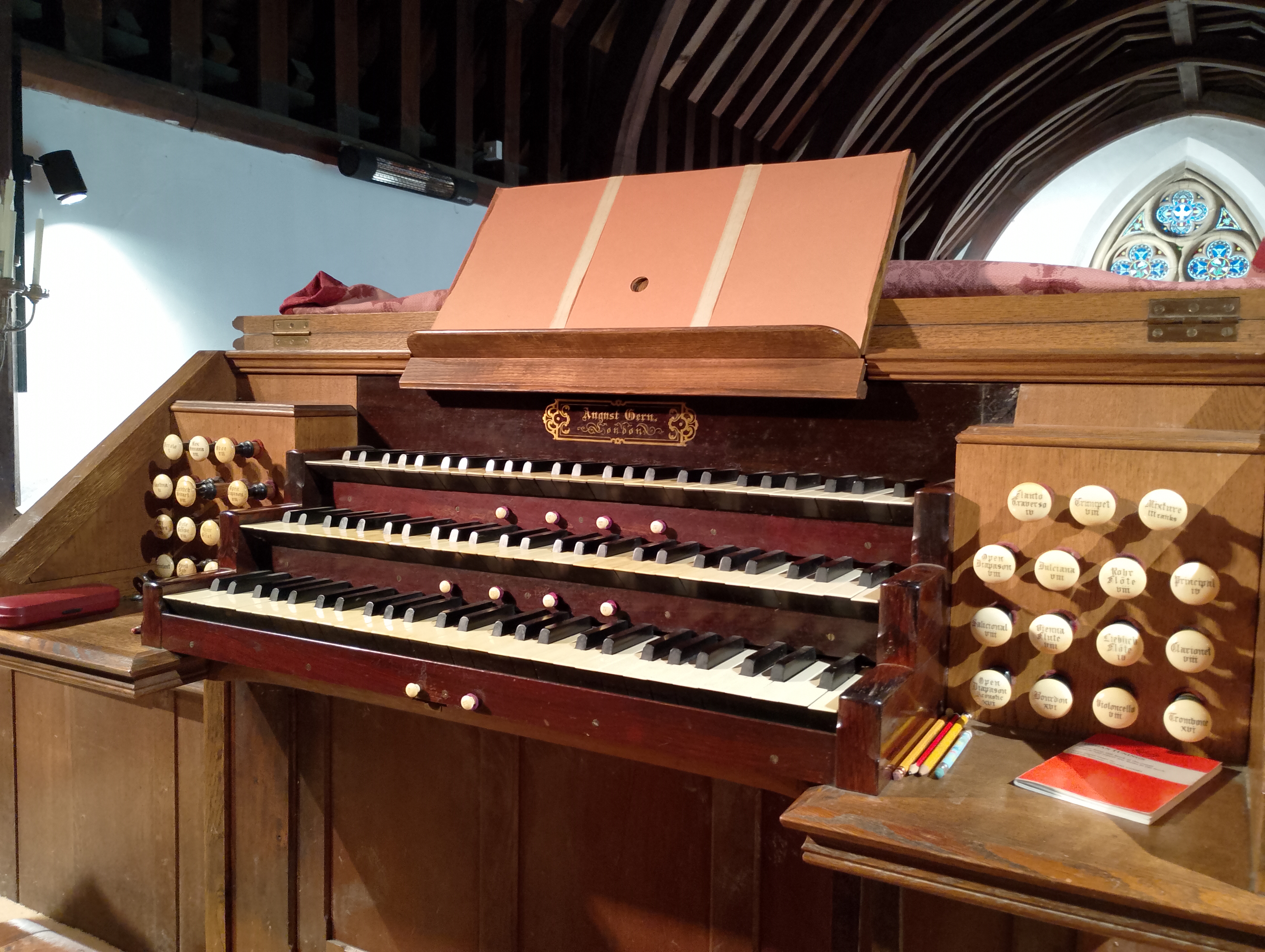 Image:The console at Birchanger
